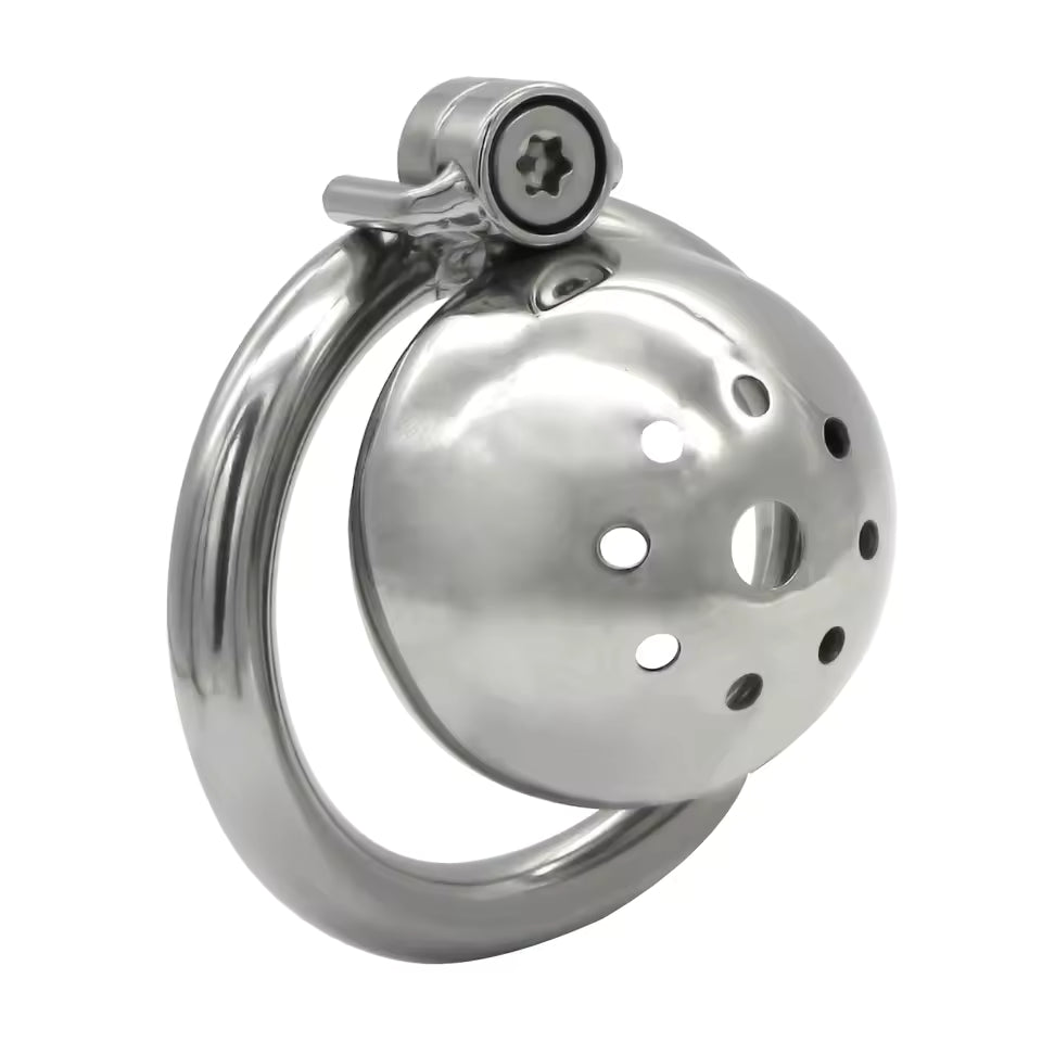 Ergonomic Stainless Steel Locking Ring With Detachable Catheter