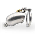 Male Stainless Steel Chastity Device with Locking Tube