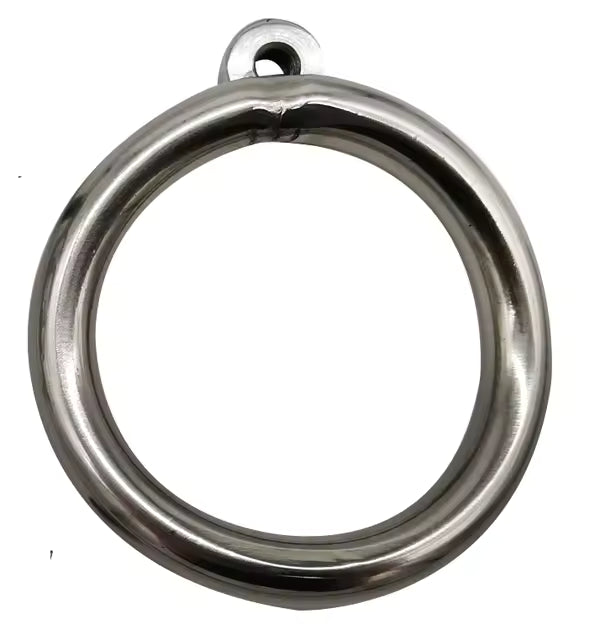 Ergonomic Stainless Steel Locking Ring With Detachable Catheter