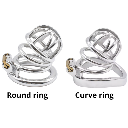 304 Stainless Steel Male Chastity Cage with Urethral Lock – Secure Metal Device for Men