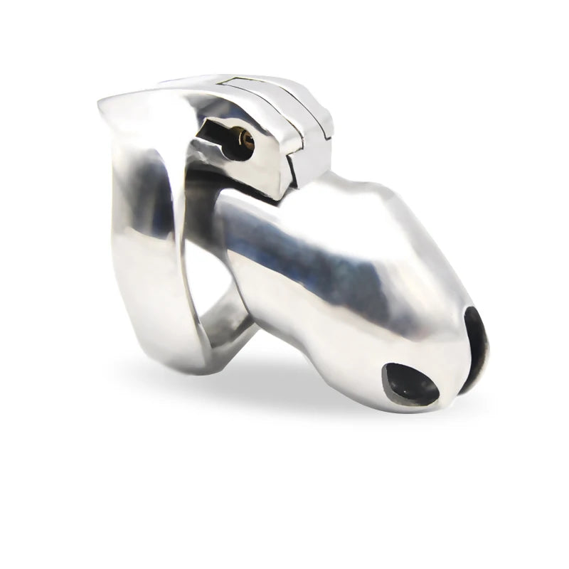 HT-V4 Male Chastity Device Stainless Steel Cage With Ring