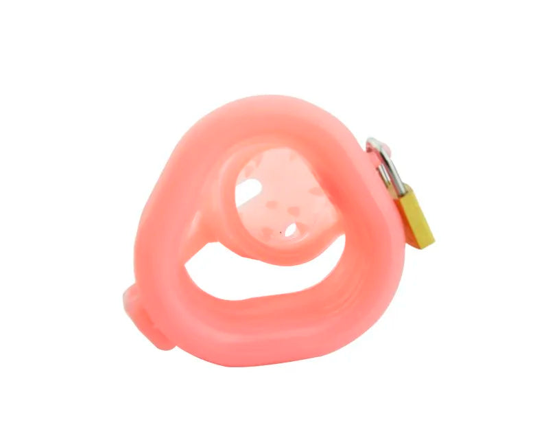 Mini Silicone Male Chastity Cage with Spikes – Birdlocked Design Available in 4 Colors