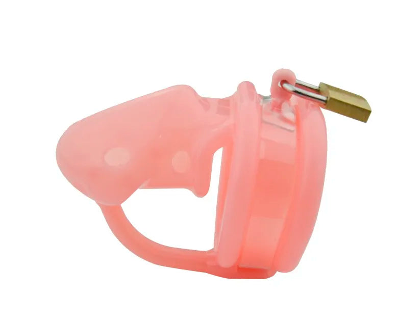 Mini Silicone Male Chastity Cage with Spikes – Birdlocked Design Available in 4 Colors