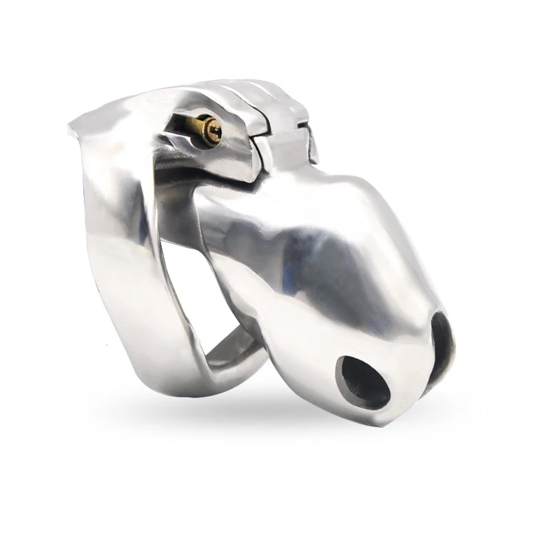 HT-V4 Male Chastity Device Stainless Steel Cage With Ring