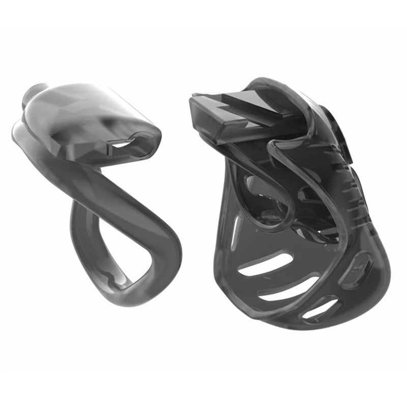 Adjustable male chastity cage complete set with rings and keys