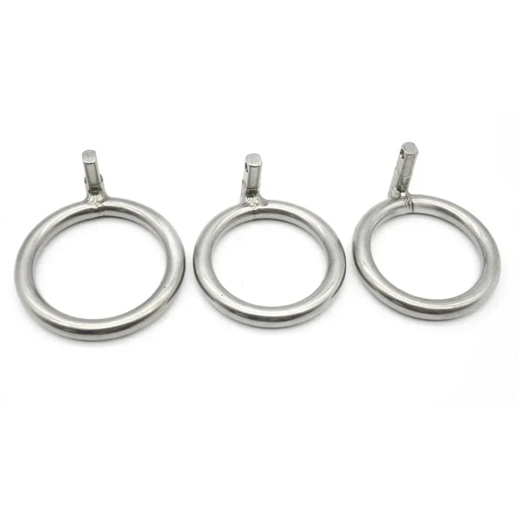 Stainless Steel  Male Chastity Device Ring – Available in 3 Sizes