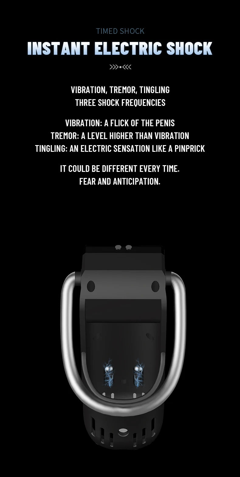 Intelligent Remote Electrical Stimulation Male Chastity Device – 3.0 CB Lock