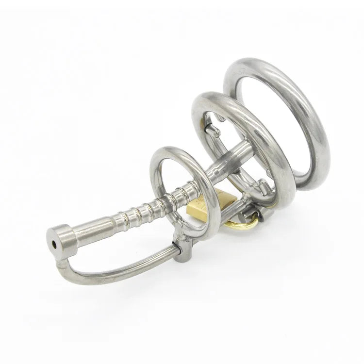 Stainless Steel Male Locking Ring with Catheter and Anti Shedding Ring