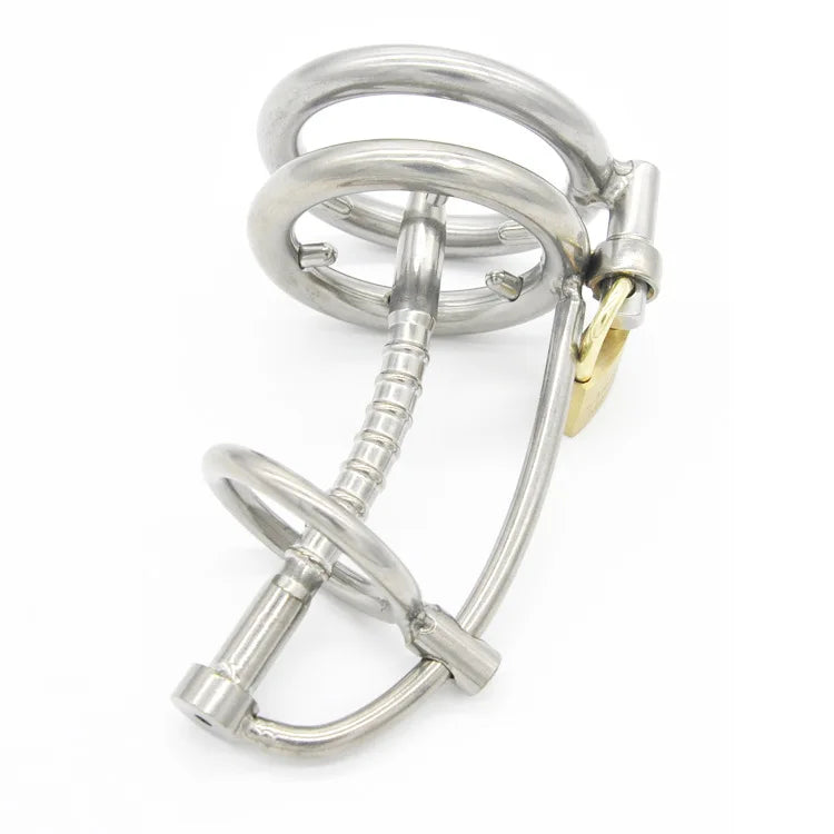 Stainless Steel Male Locking Ring with Catheter and Anti Shedding Ring