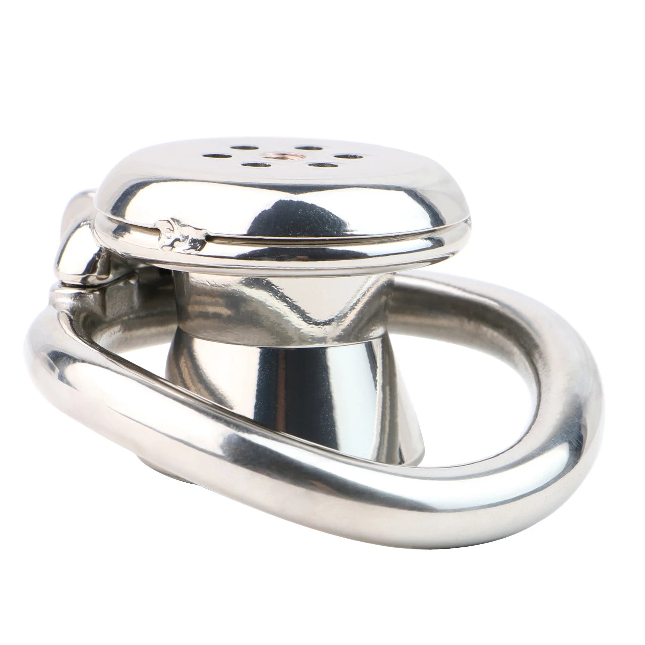 Negative Series Stainless Steel Male Chastity Device – Secure Fixed Tube Design