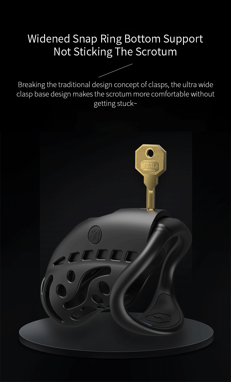 Remote Control Electric Chastity Cage – Male Locking Device with Plug & Adjustable Rings