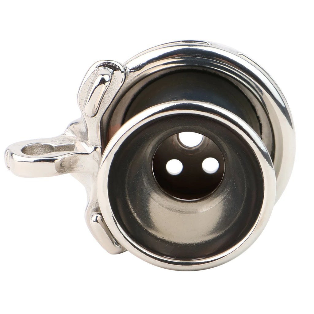 Negative Series Stainless Steel Male Chastity Device – Secure Fixed Tube Design