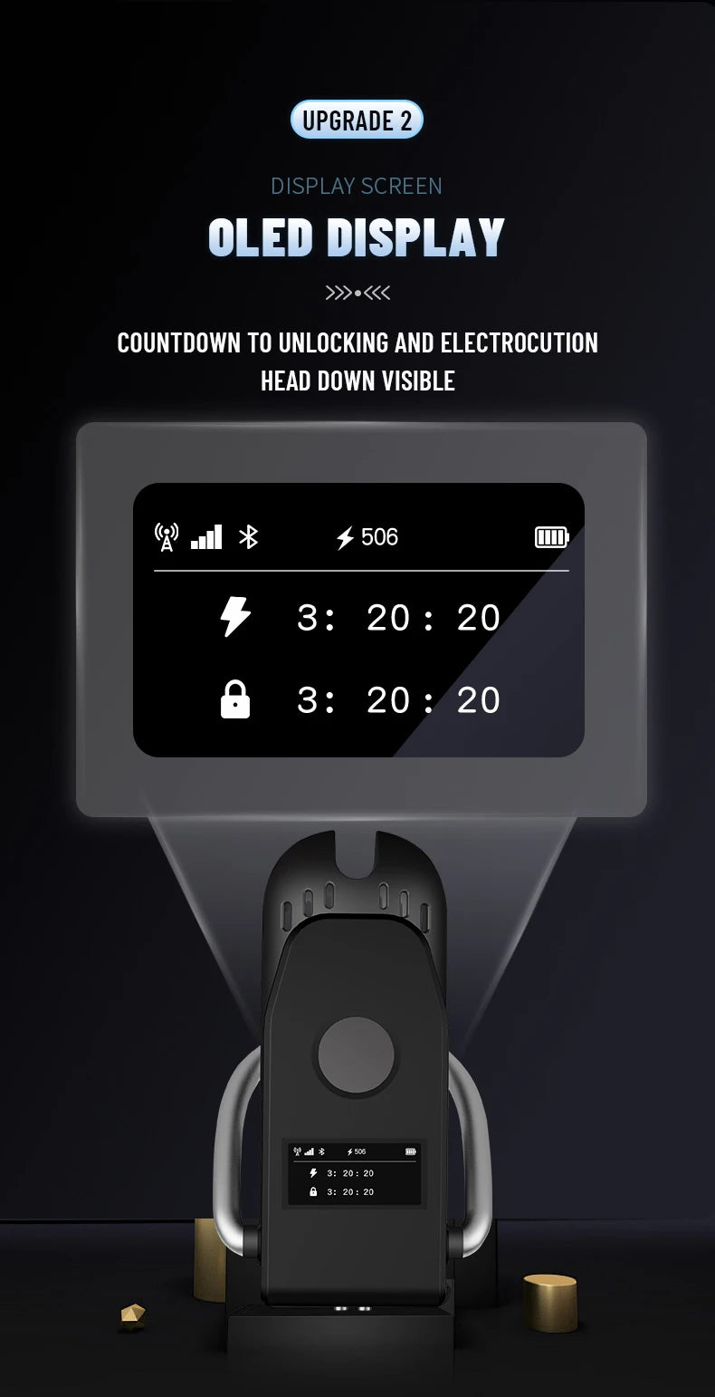 Intelligent Remote Electrical Stimulation Male Chastity Device – 3.0 CB Lock