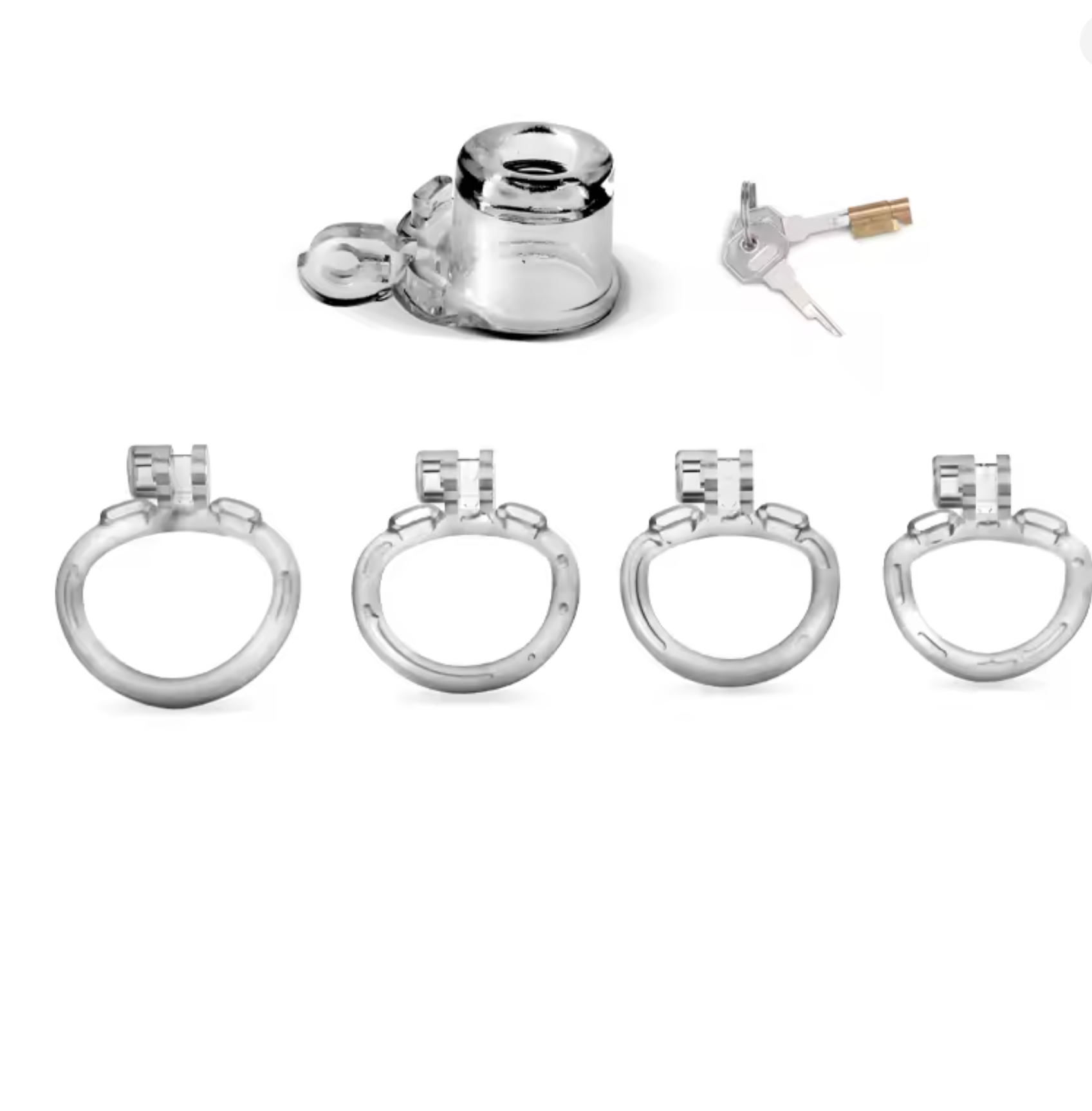 Nylon Male Chastity Device – Micro Locking Cage with Tube Design