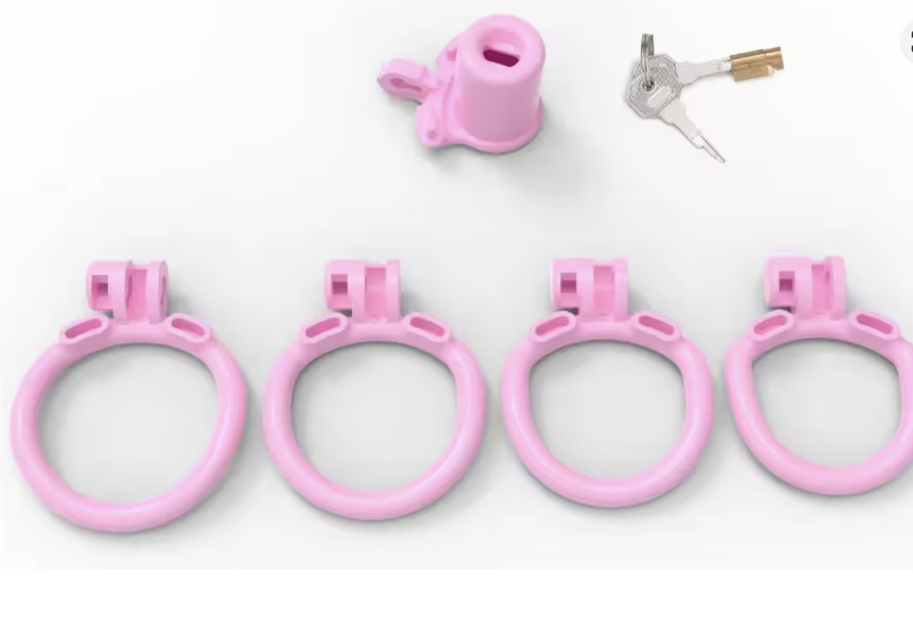 Nylon Male Chastity Device – Micro Locking Cage with Tube Design