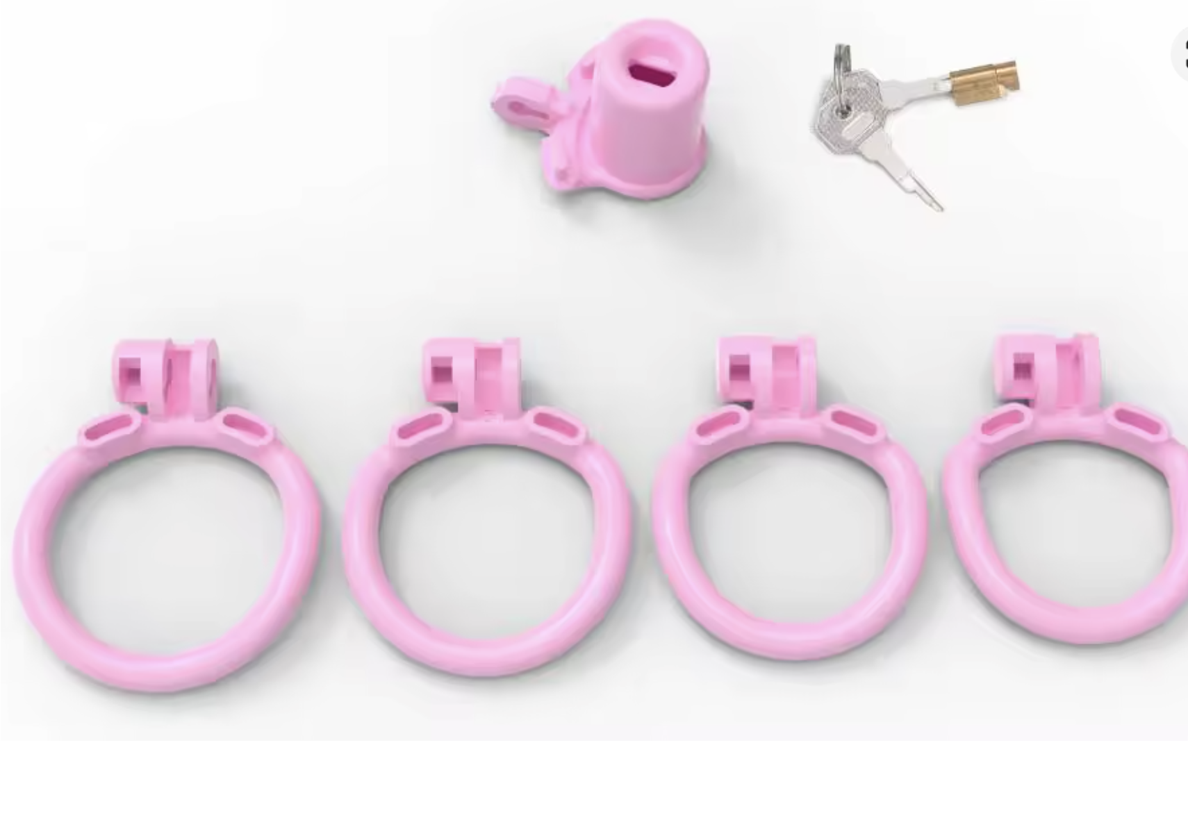 Nylon Male Chastity Device – Micro Locking Cage with Tube Design