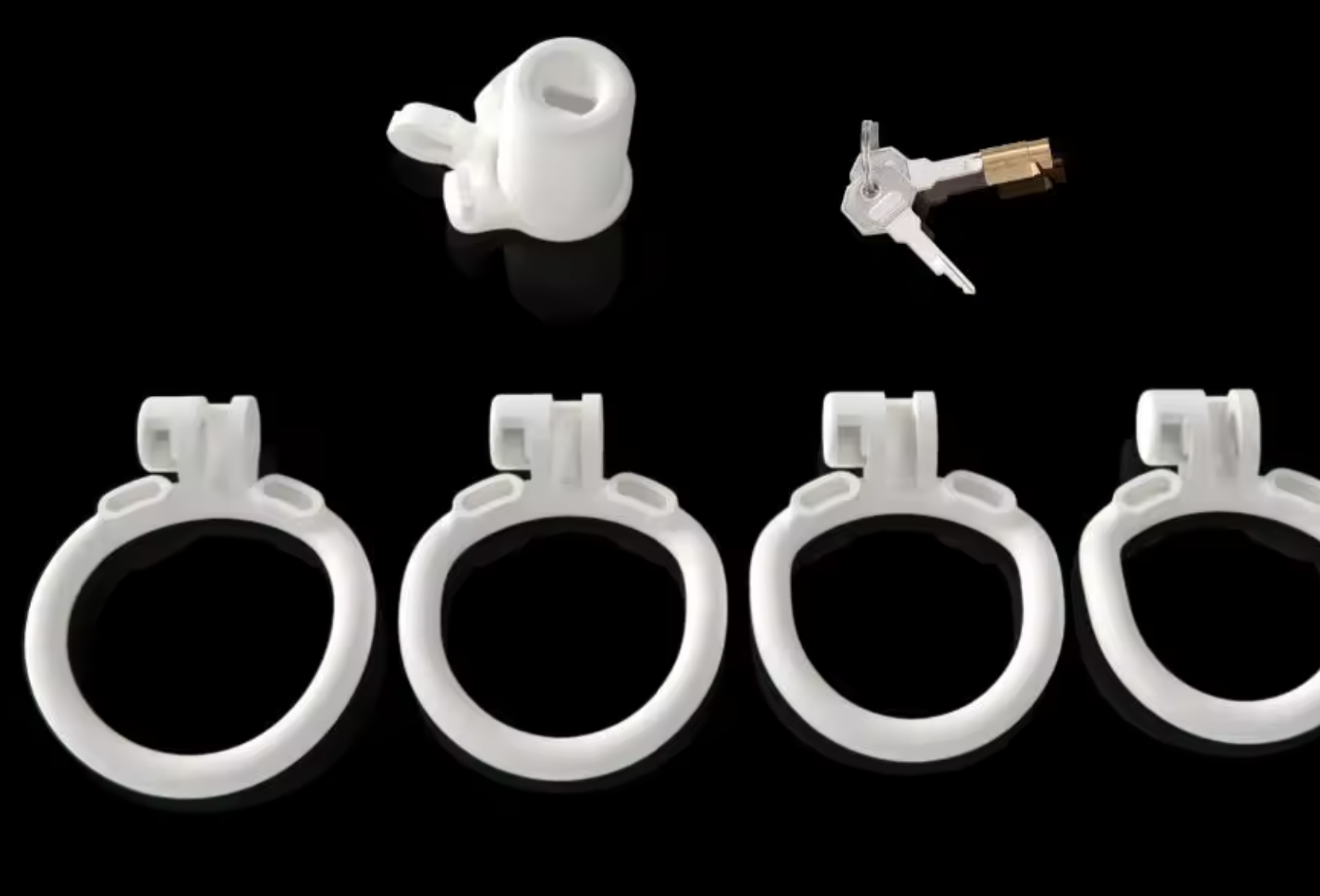 Nylon Male Chastity Device – Micro Locking Cage with Tube Design