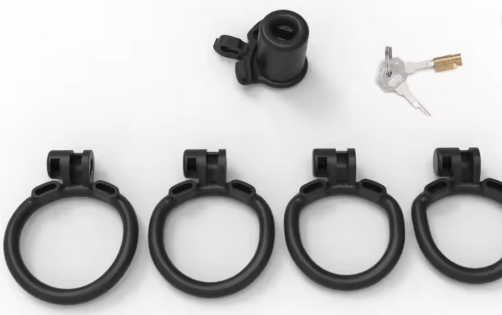 Nylon Male Chastity Device – Micro Locking Cage with Tube Design
