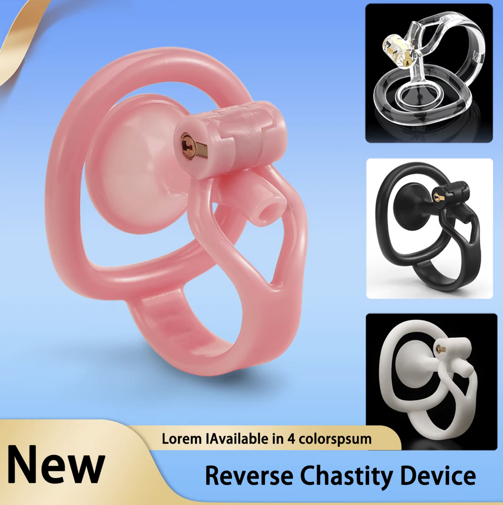 Chastity Cage Reverse-Style for Men | Male Abstinence Lock for Secure Wear | Material ABS