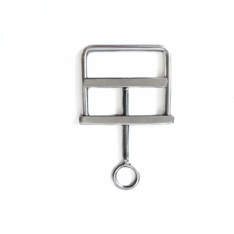 Men’s CBT Ball Press – Adjustable Threaded Rod Scrotum Clamp