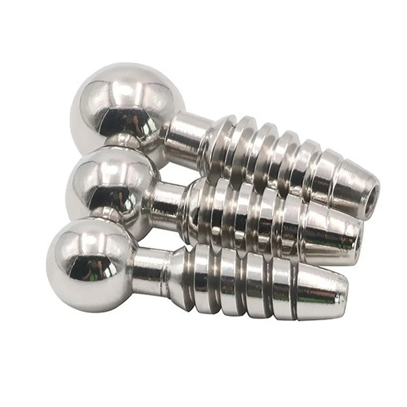 Stainless Steel Threaded Urethral Sound Dilator for Men – Catheter Plug Stimulator