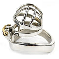 Durable Stainless Steel Male Chastity Cage with Lock Metal Cage