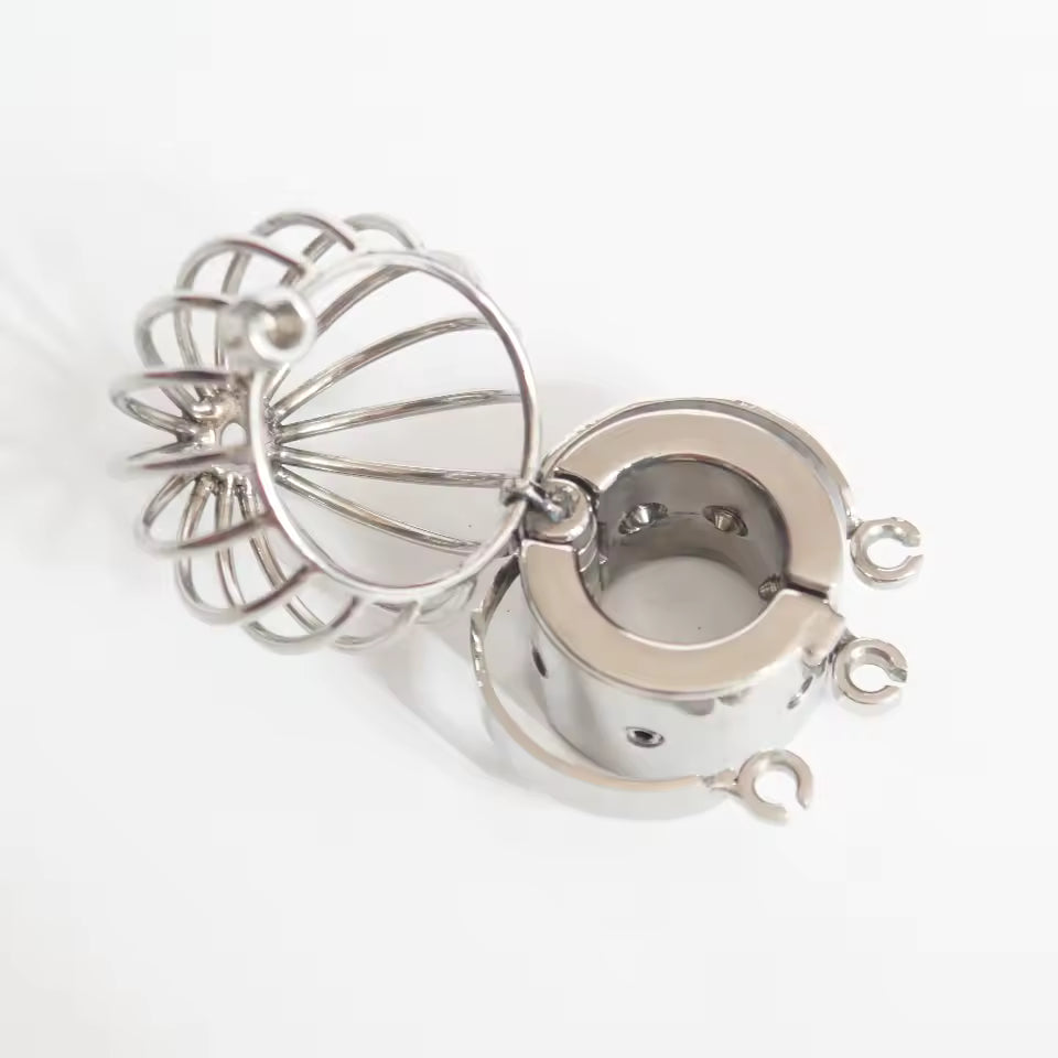 Classic durable stainless steel lock ring with reliable closure