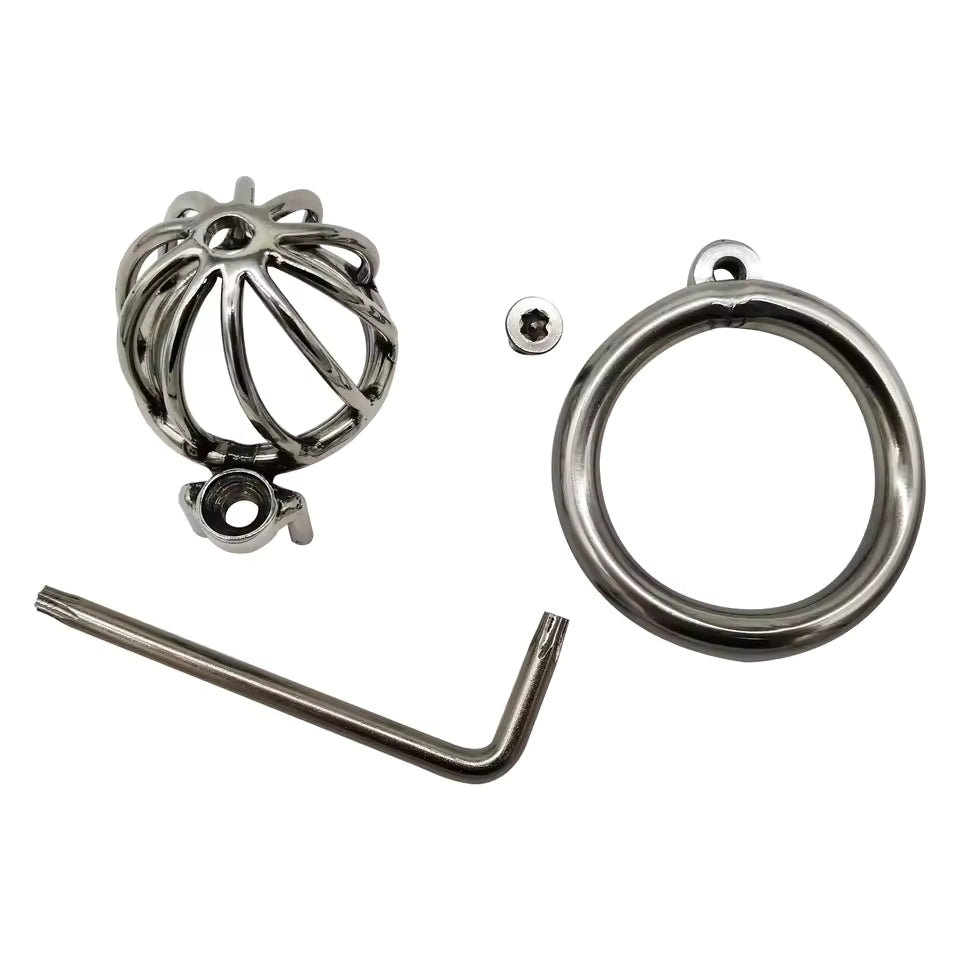 Classic durable stainless steel ring with smooth secure finish