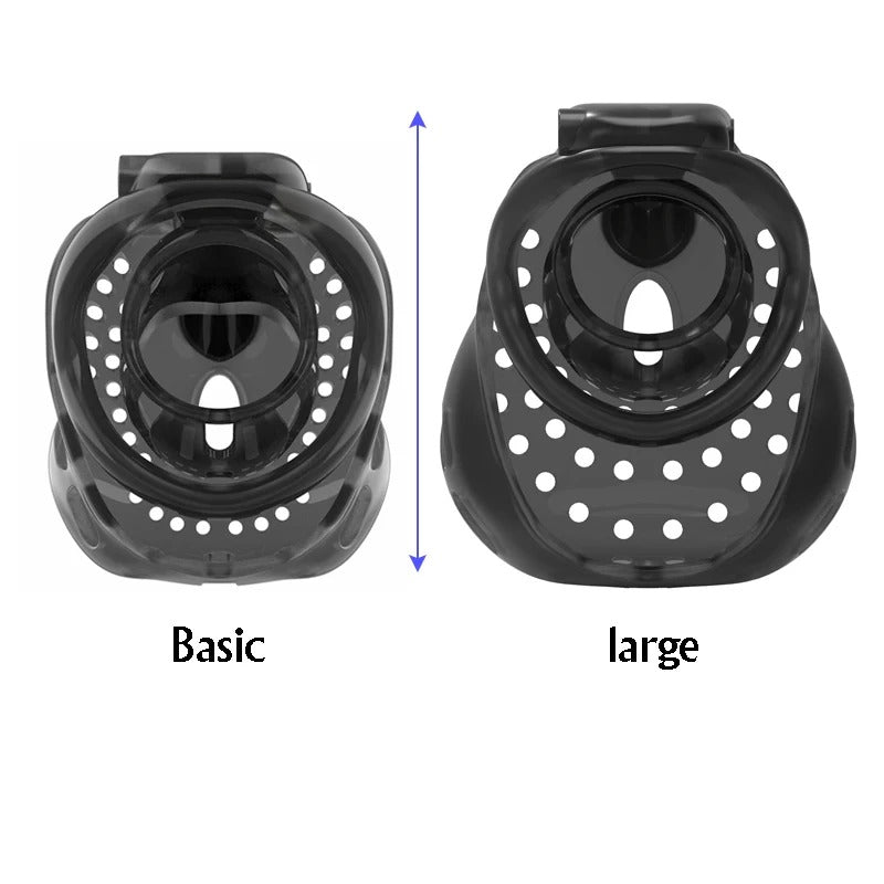 Comfortable male chastity device made of PC material