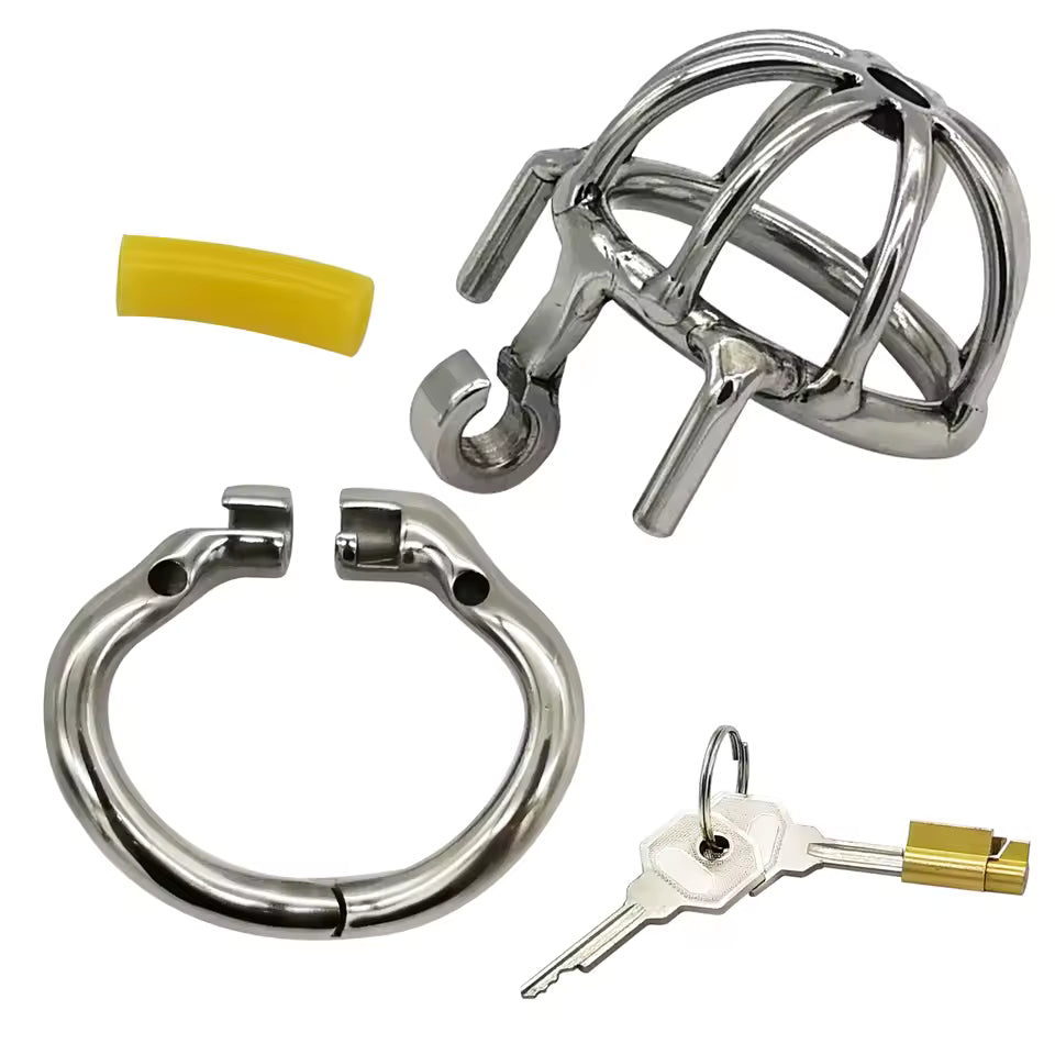 Comfortable stainless steel polished lock band designed for men