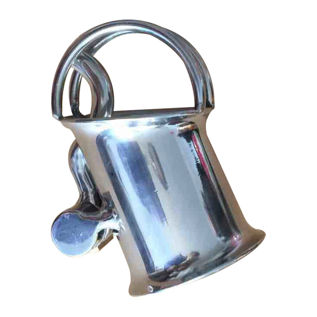 Secure PA Puncture Male Chastity Device in Stainless Steel