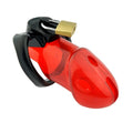 Discreet male chastity cage complete set with cage rings lock and keys