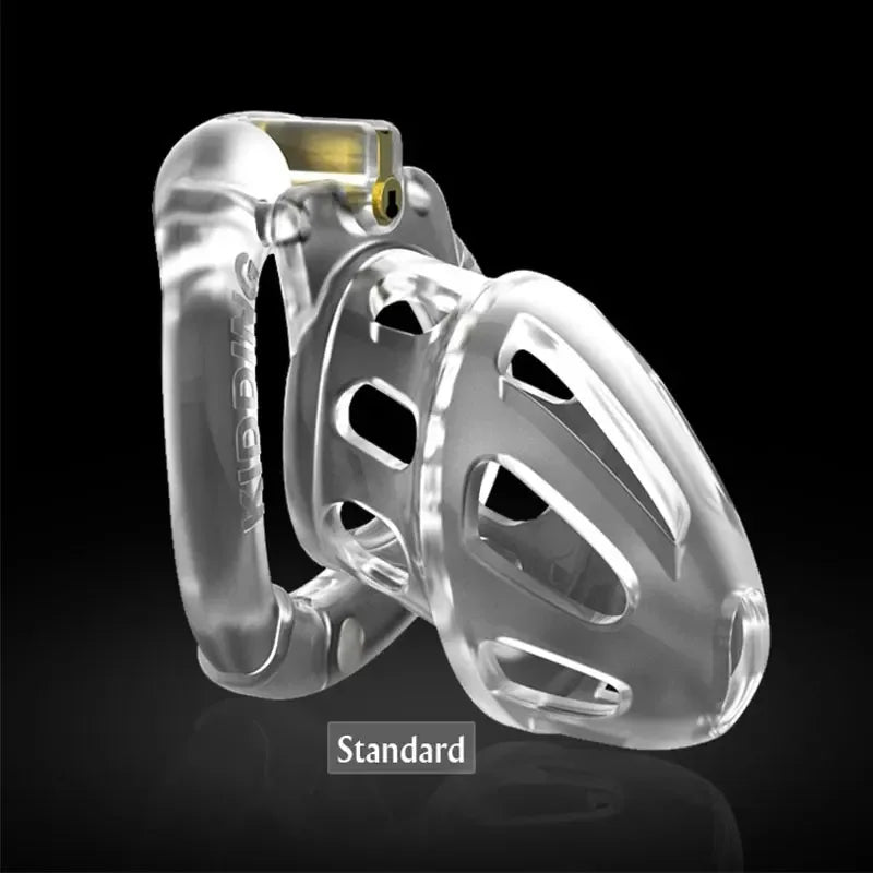 Discreetly shipped male chastity cage with adjustable rings