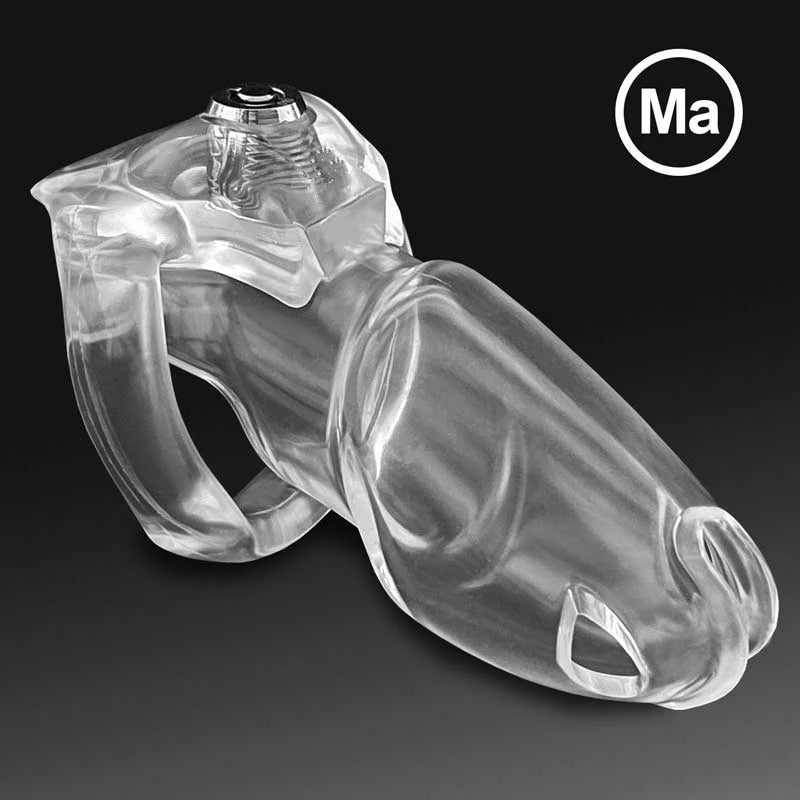 Durable nub chastity device made from body safe material