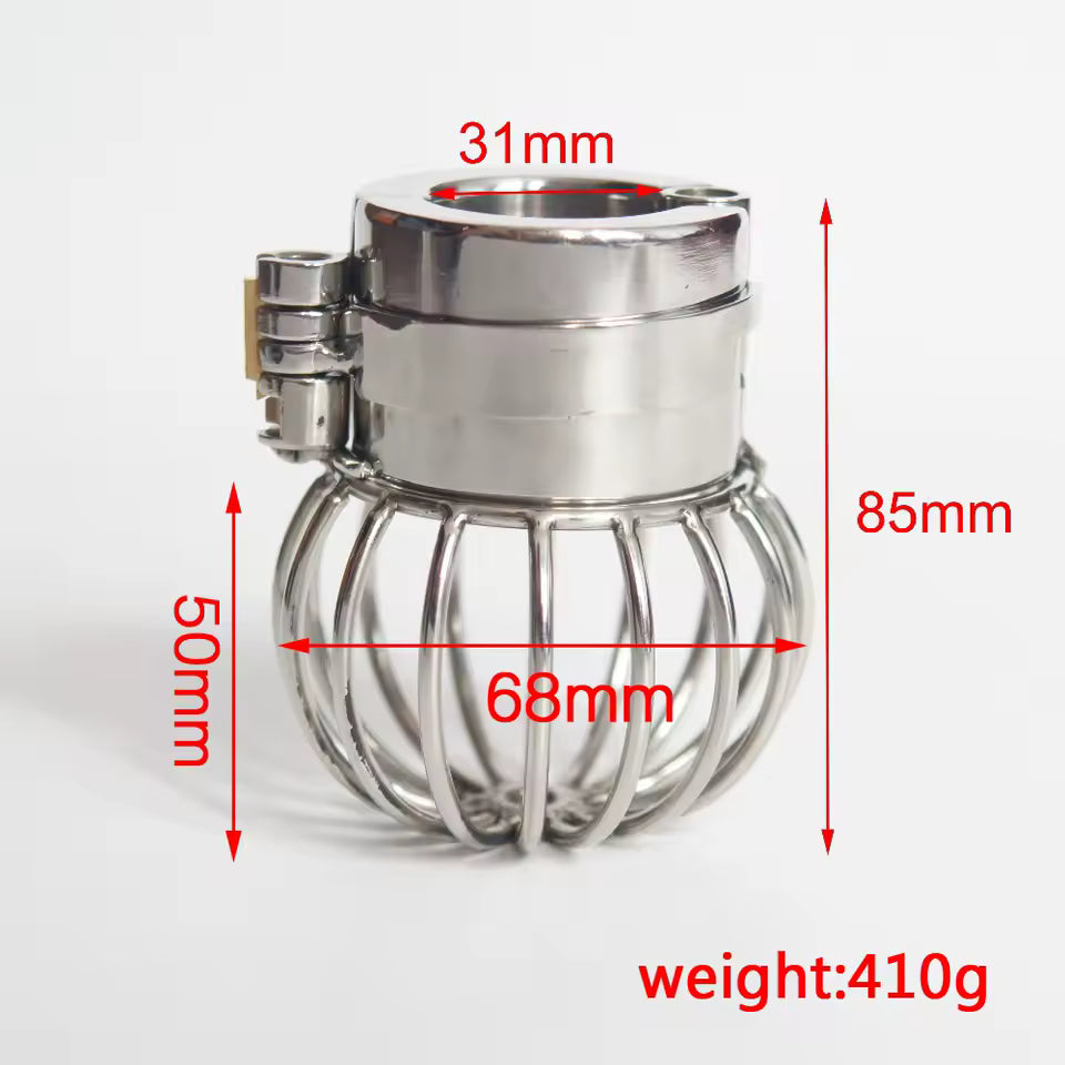Durable polished stainless steel security ring for daily wear