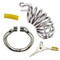 Durable steel lock ring designed for men