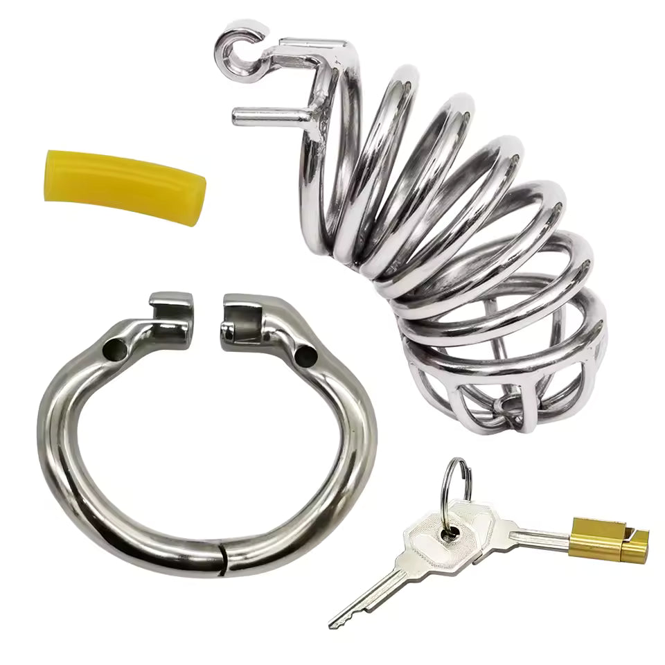 Durable steel lock ring designed for men