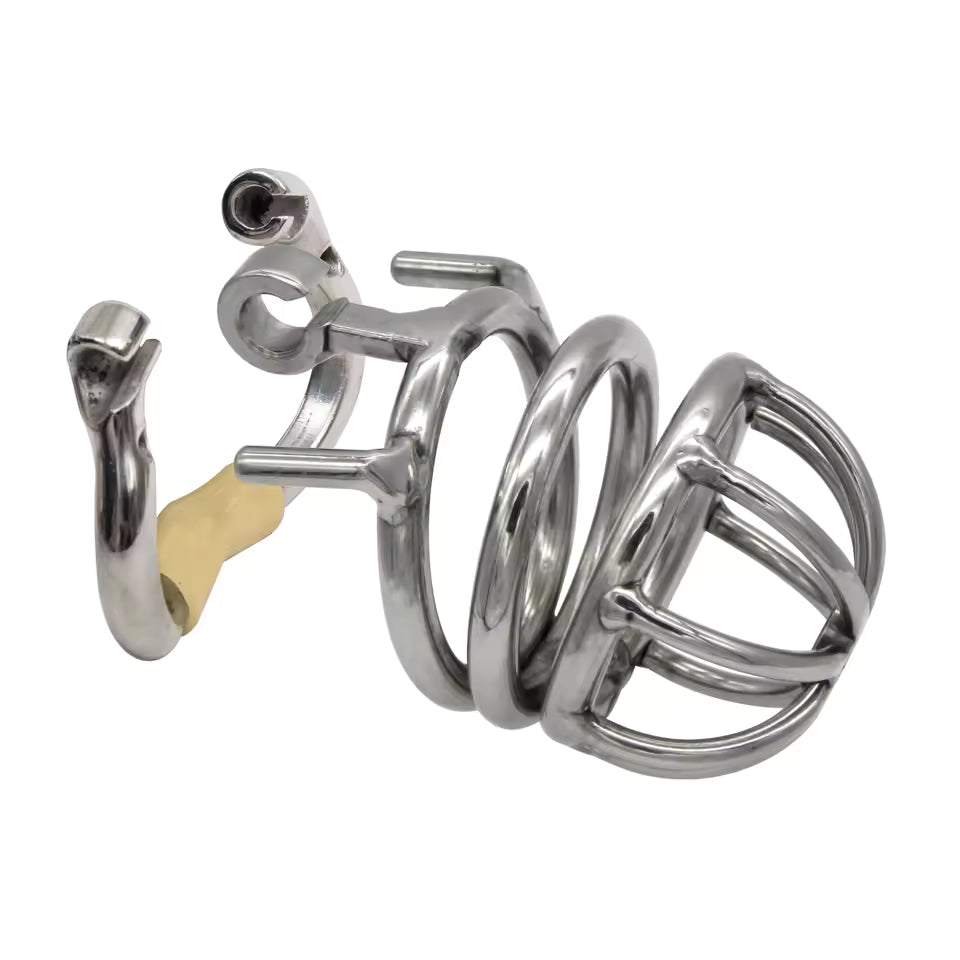 Ergonomic stainless steel comfort ring with smooth surface