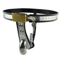 Stainless Steel Chastity Belt Style Cage Plug Option