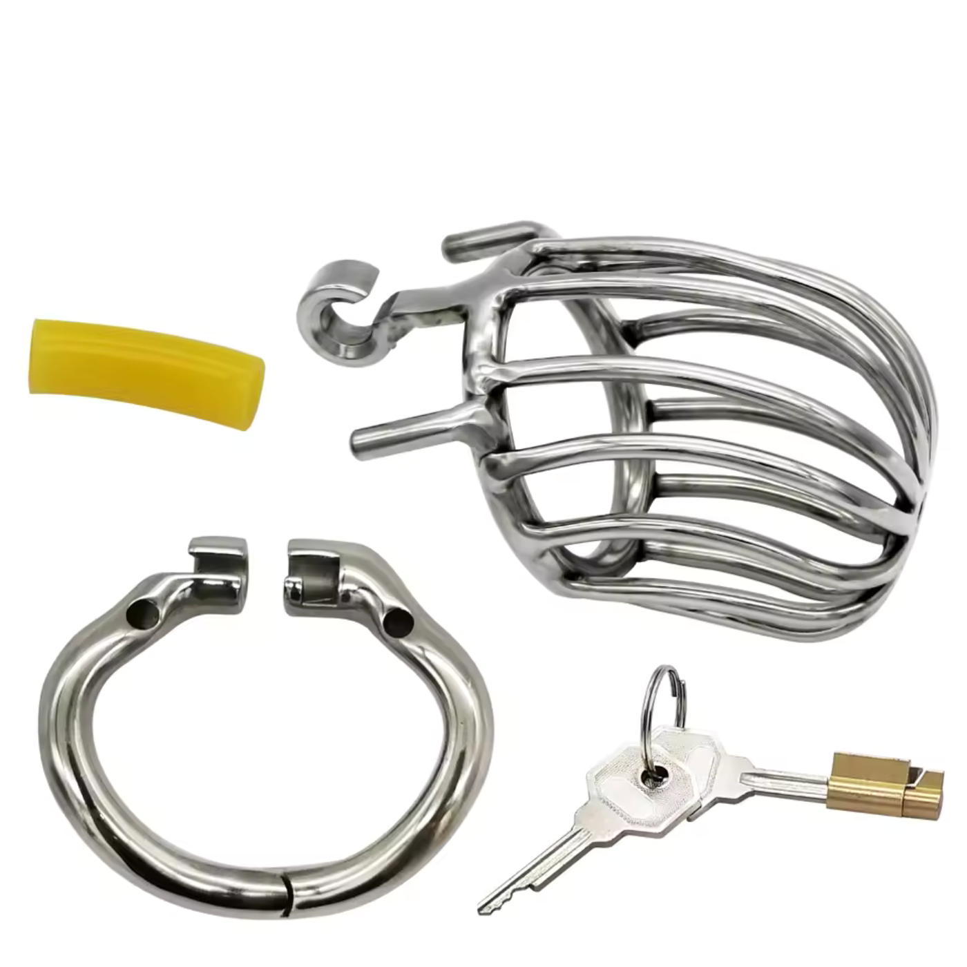 Heavy duty stainless steel locking ring designed for long lasting comfort and security