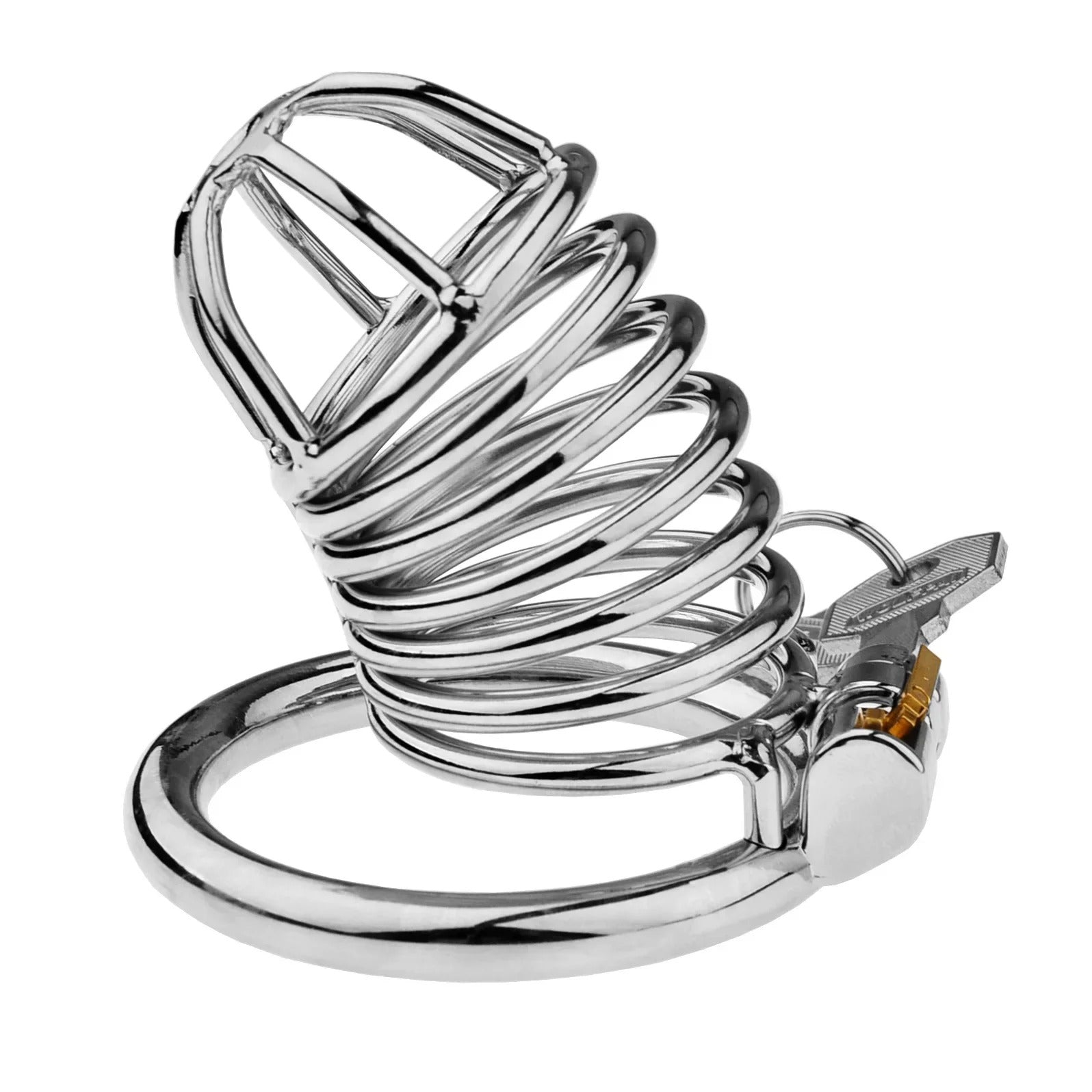 Zinc Alloy Male Chastity Cage Built In Lock