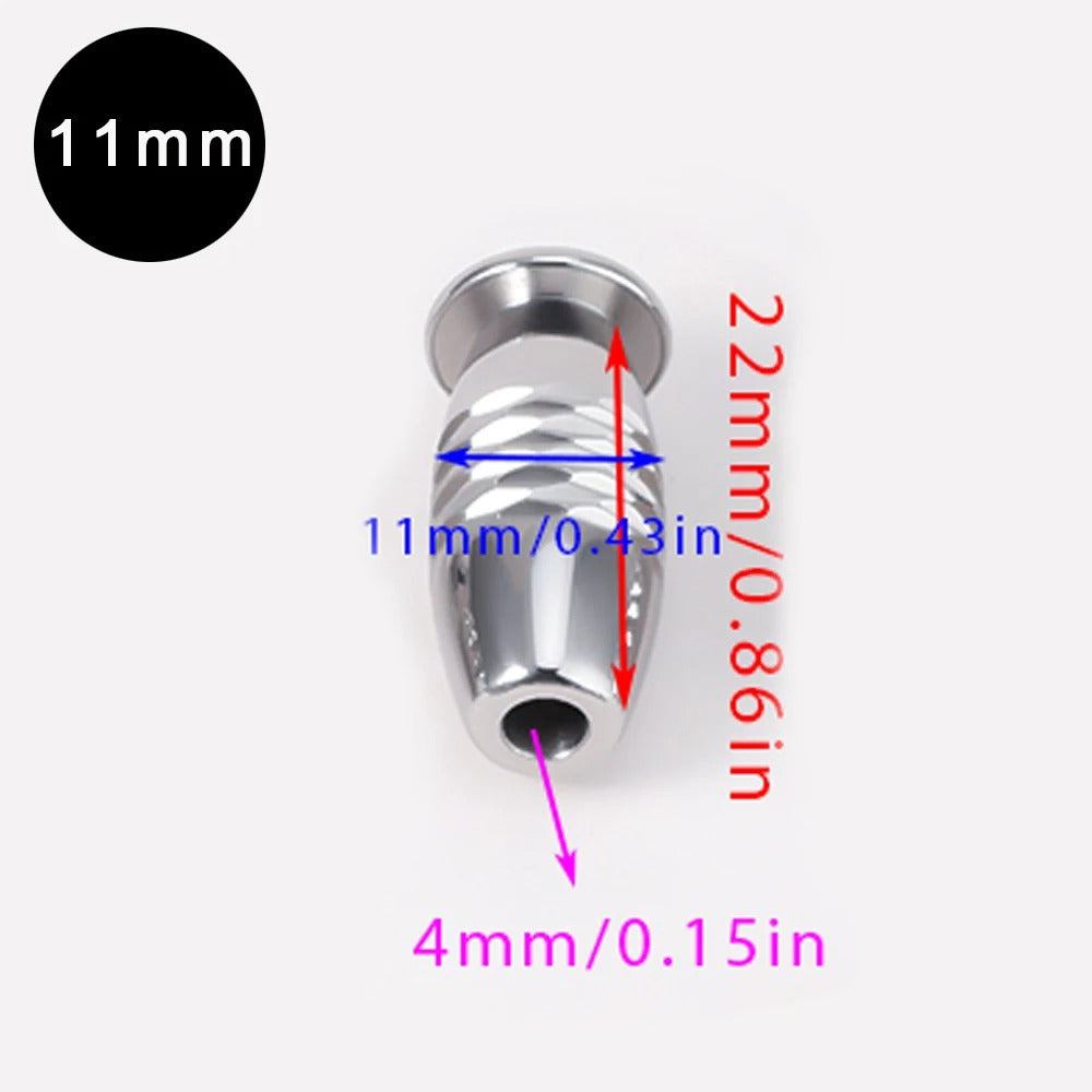 Stainless Steel Urethral Dilator Sound for Men – Horse Eye Stick Plug 8mm-18mm