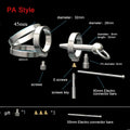 Stainless Steel Male Chastity Cage Set — PA Urethral Tube