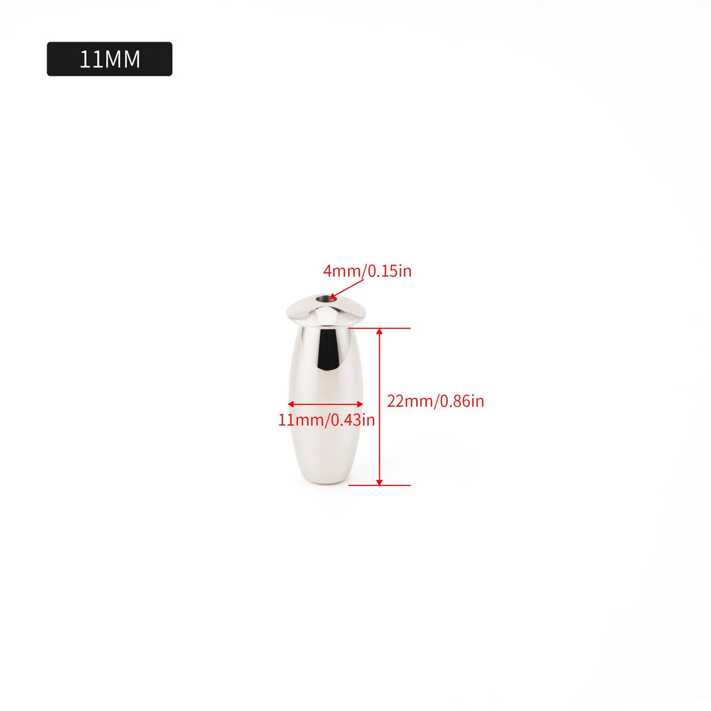 Stainless Steel Men’s Short Plugs | Hollow Urethral Plug | 8mm–20mm