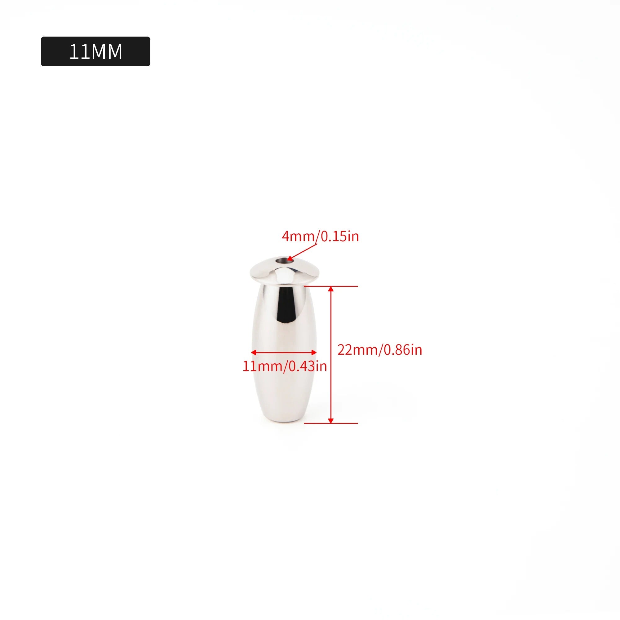 Stainless Steel Men’s Short Plugs | Hollow Urethral Plug | 8mm–20mm