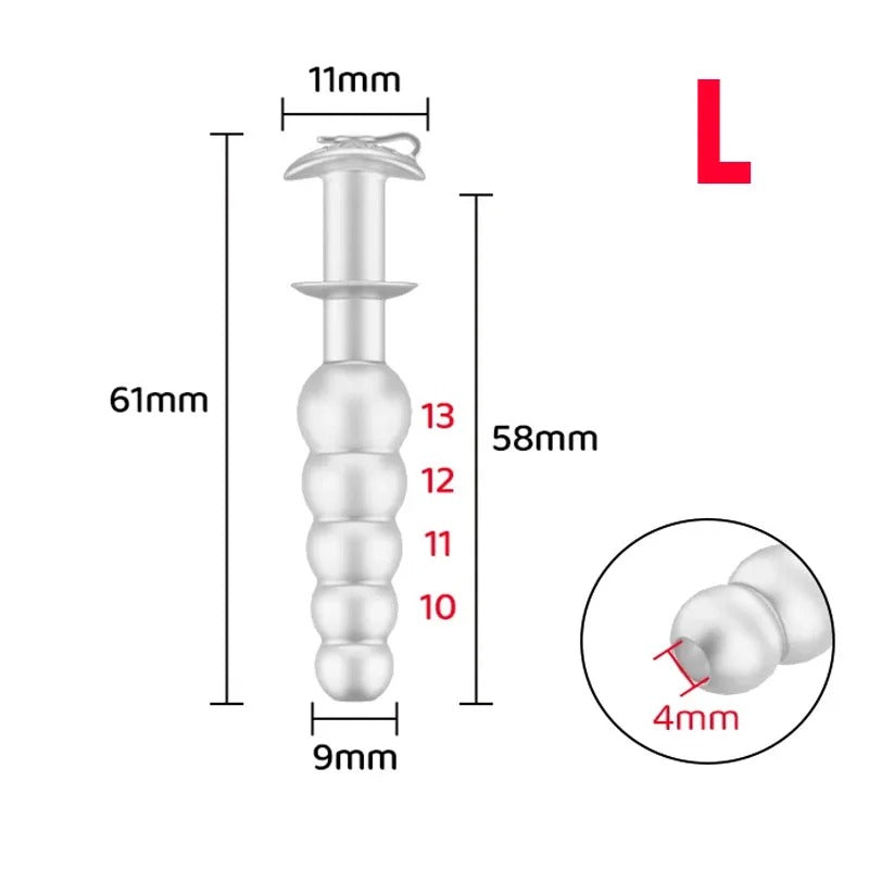 Flexible Silicone Penis Plug – Hollow Urethral Sounding Dilator for Men