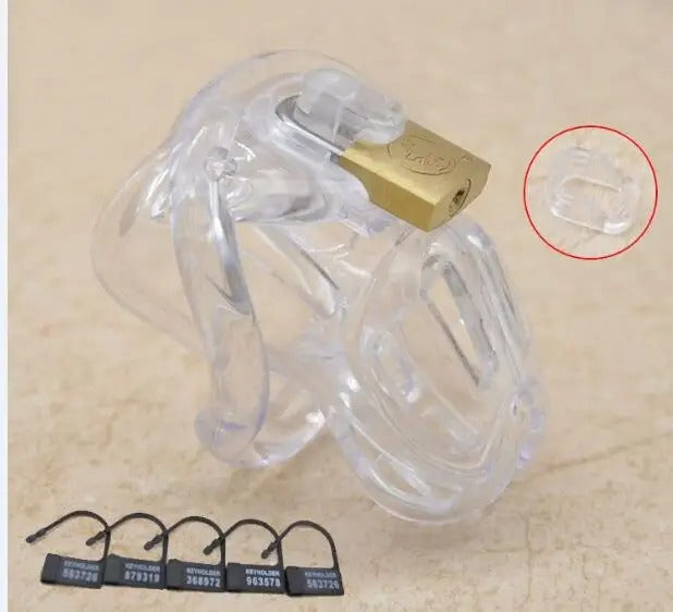 Electric Male Chastity Cage – Corona Design with 4 Adjustable Rings
