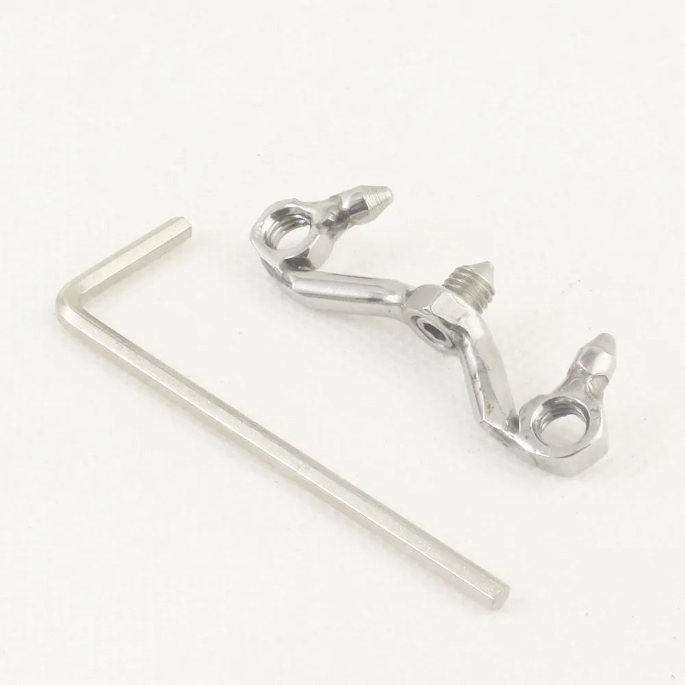 Stainless Steel Universal Accessory for Male Chastity Devices – Urethral Tube Attachment