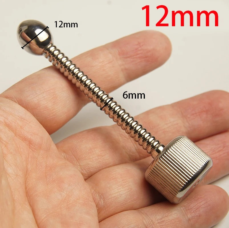 Stainless Steel Urethral Sound Plug Hollow Core – Metal Dilator for Men
