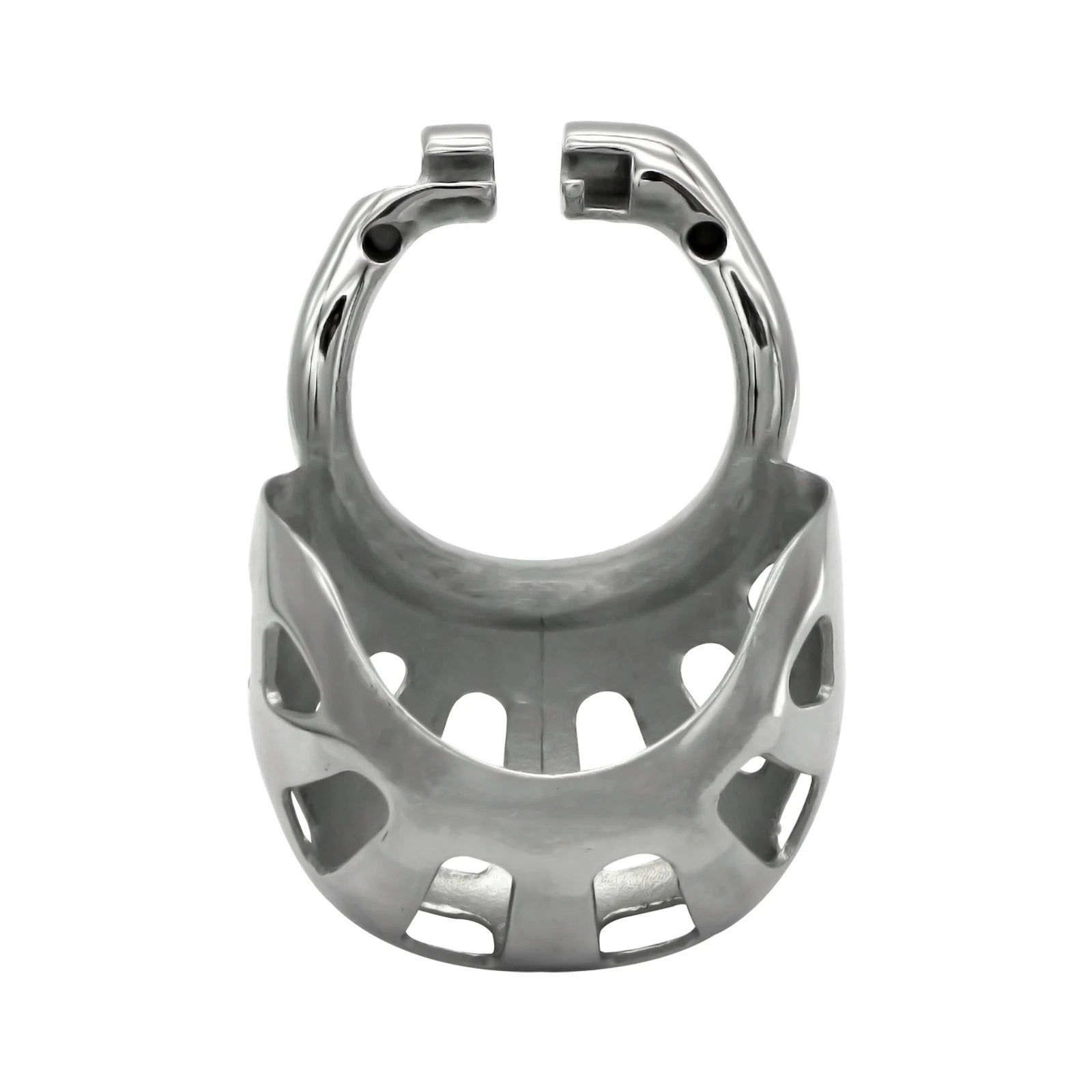 Fully Wrapped Scrotum Stainless Steel Male Chastity Device with Stealth Lock